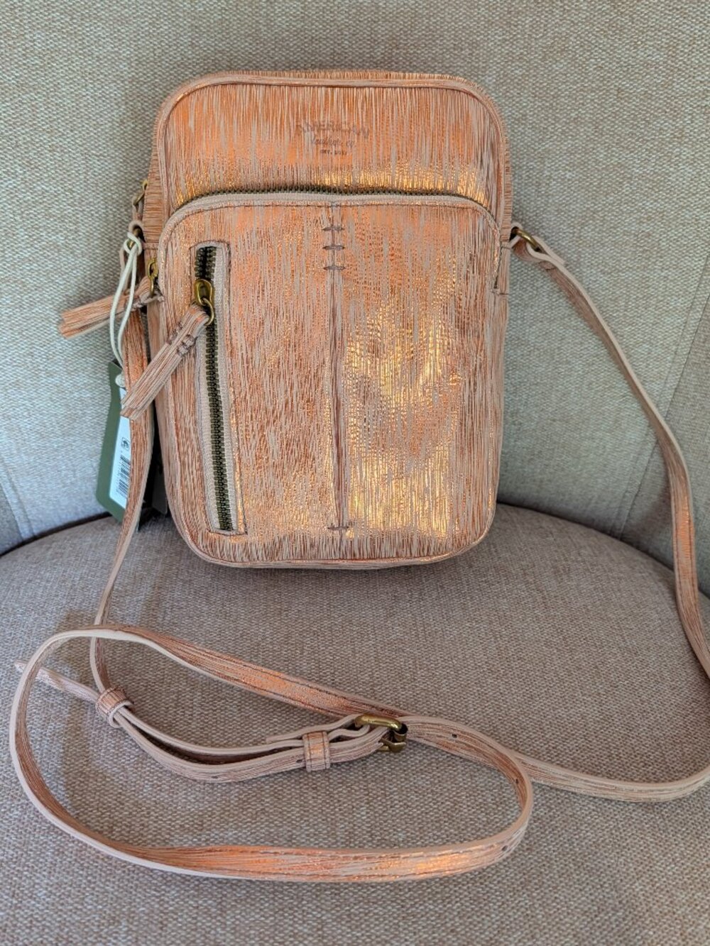 American Leather Co. Cleveland North/South Crossbody Bag